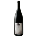 Fles Alfred 2023, rode natuurwijn van zeldzame Couston door Project Kamoshika uit de Ardèche, portret-etiket