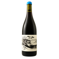 Fles Chillay 2024, lichte rode natuurwijn van Gamay door Domaine RLK uit de Ardèche, zwart-wit palmen-etiket