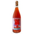 Fles Fenice 2024, rosé natuurwijn van Vins Mercuriales, rood mozaïek-etiket