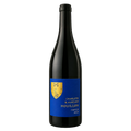 Fles Indigo 2023, rode natuurwijn van Syrah door Domaine Houillon, kobaltblauw etiket