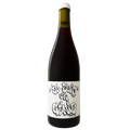 Fles Je Suis Un Genie ! 2024, rode natuurwijn van Syrah en Carignan door Domaine RLK uit de Ardèche, graffiti-etiket